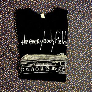 the everybodyfields classic girl cut american apparel band tee NWOT 📻 IYKYK